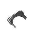 Extruder-Schrittmotor mit 12-Zahn-Getriebe für Creality K1 Serie – Farbe Black Heatsink