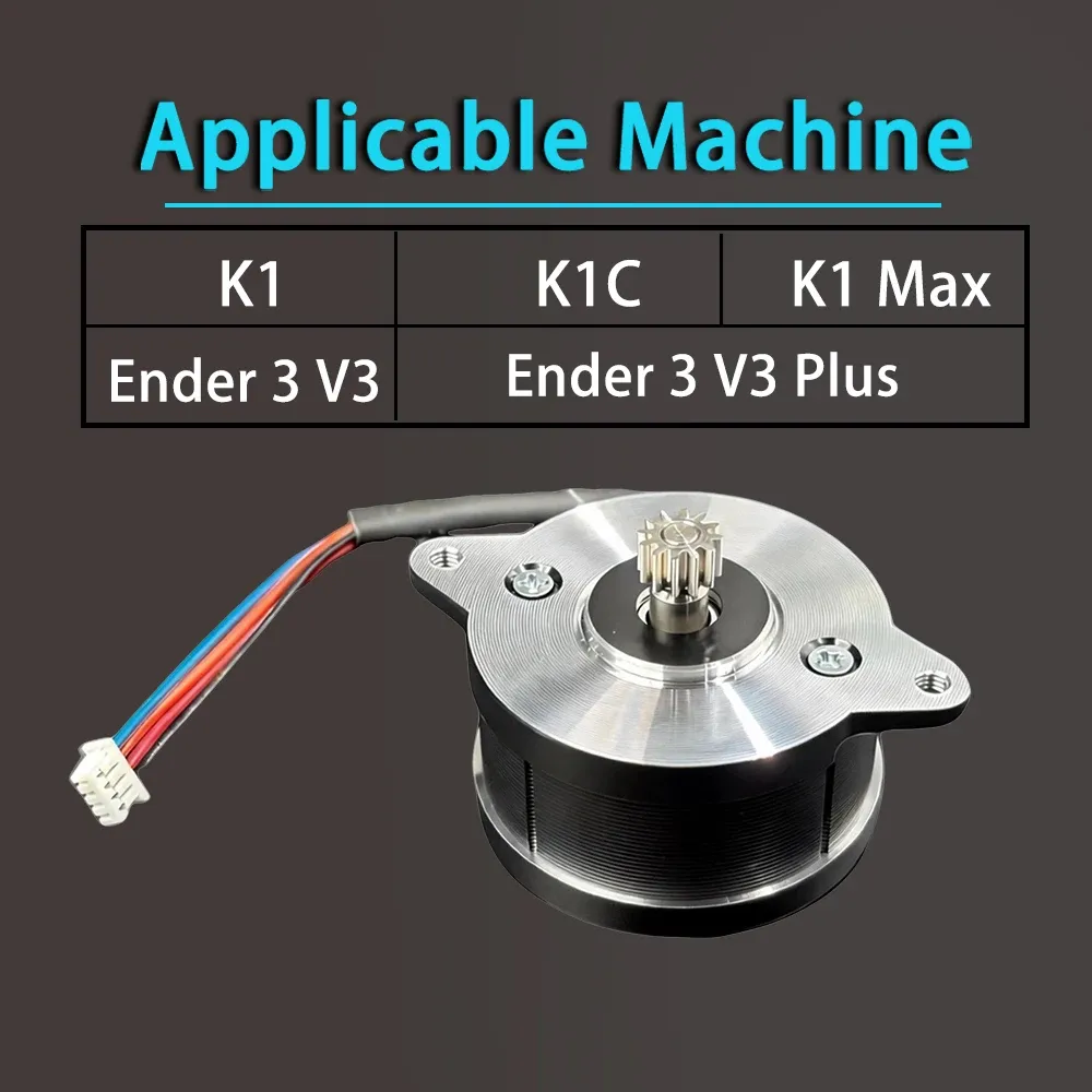 Extruder-Schrittmotor mit 12-Zahn-Getriebe für Creality K1 Serie