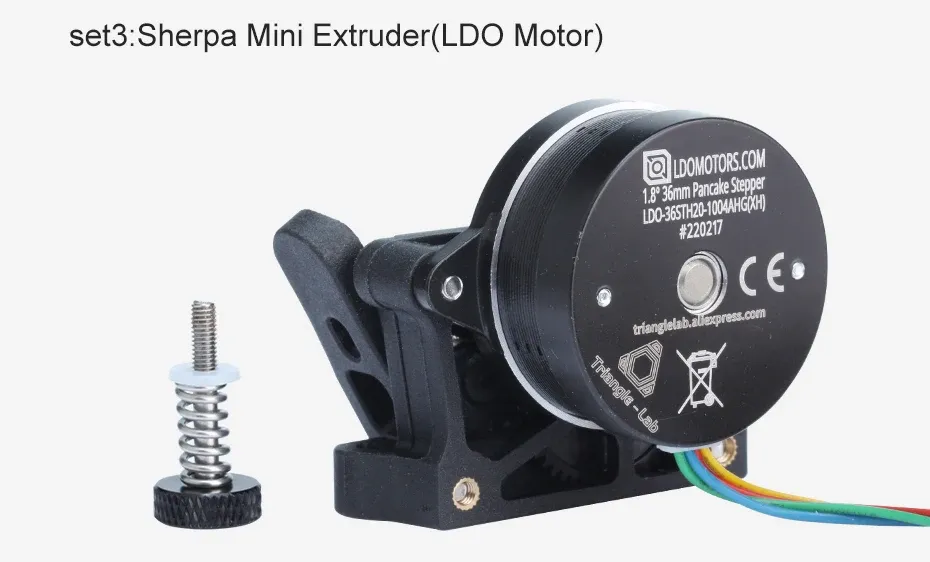 Extruder Sherpa MINI LDO MOONS leicht für Ender3 CR10