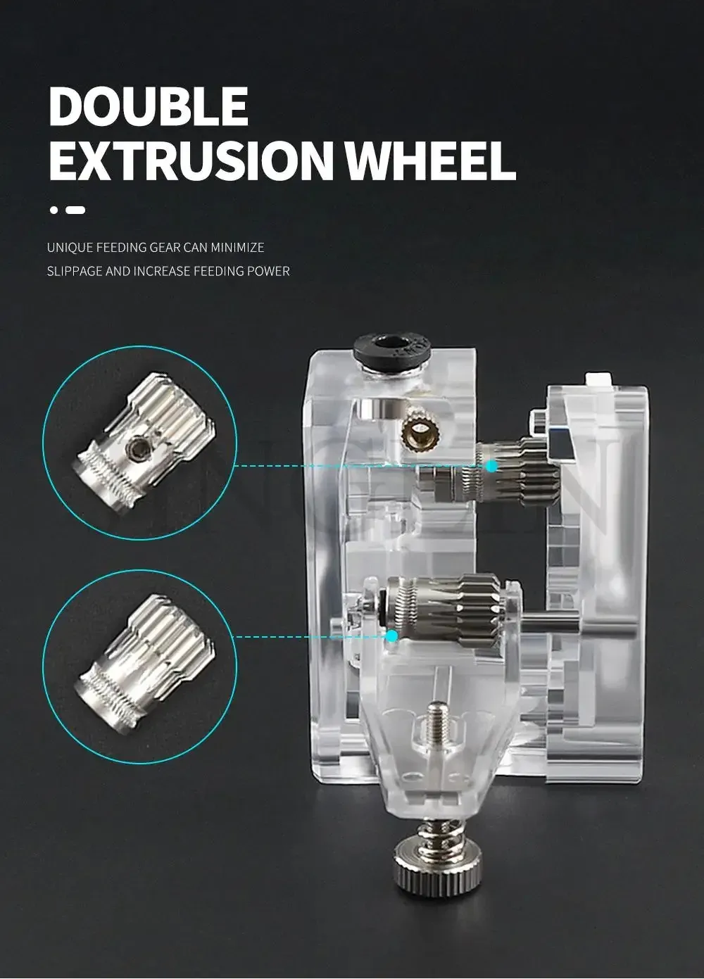 Extruder VORON MK8 Dual Drive Upgrade Bowden 1,75mm