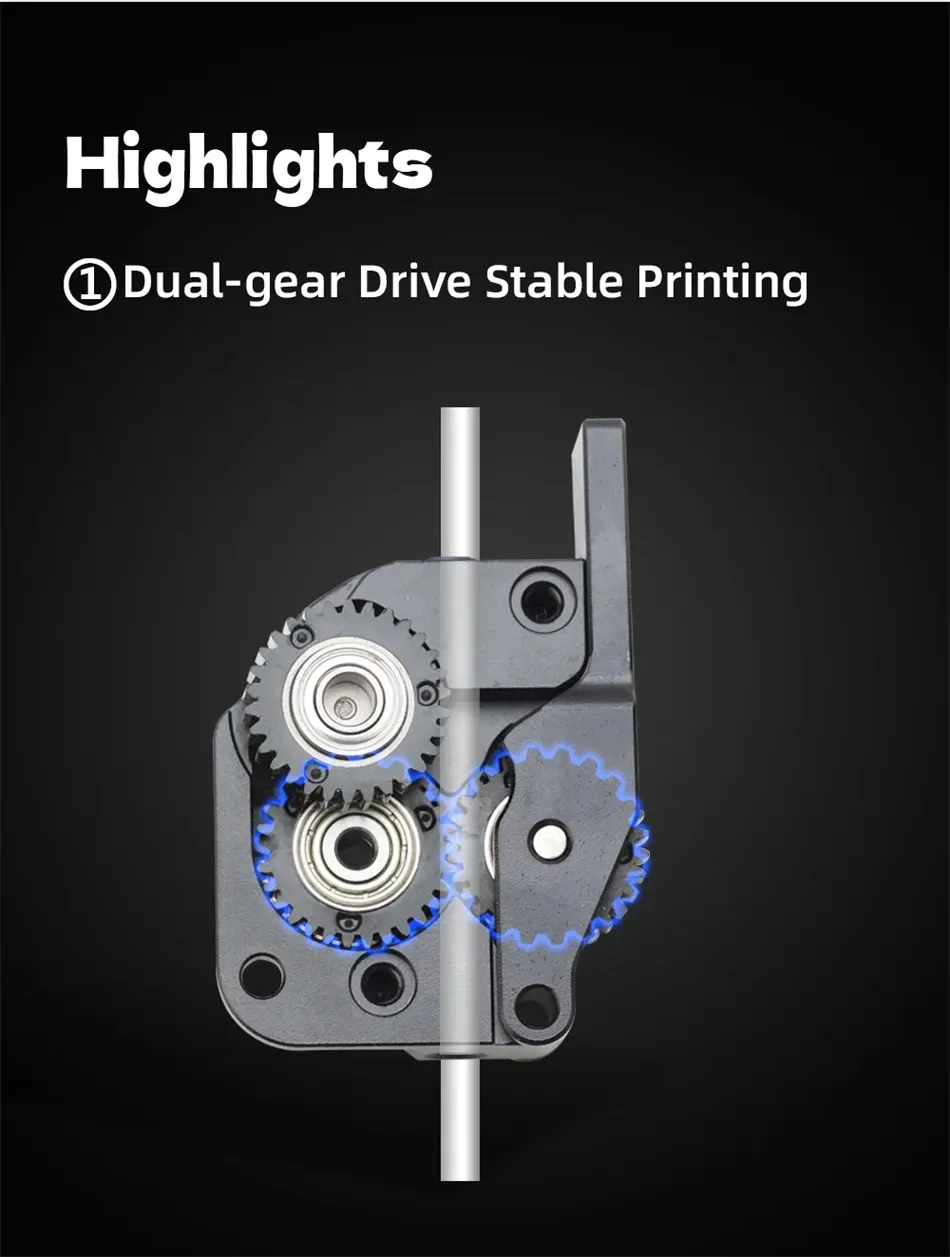 Extruder-Zahnradsatz K-Serie DLC-beschichtet für Creality K1