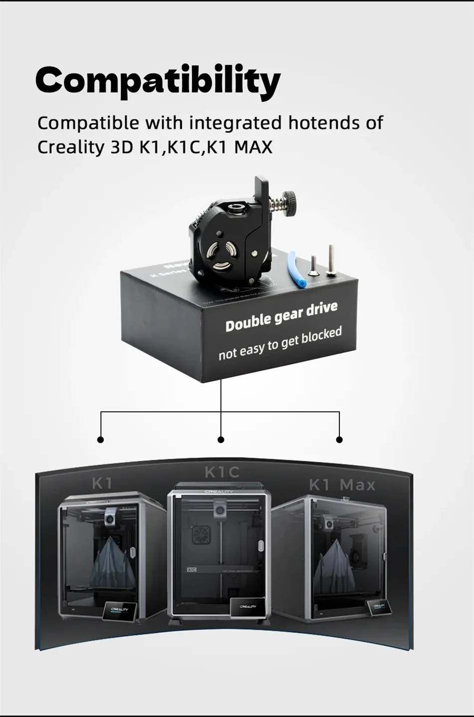 Extruder-Zahnradsatz K-Serie DLC-beschichtet für Creality K1