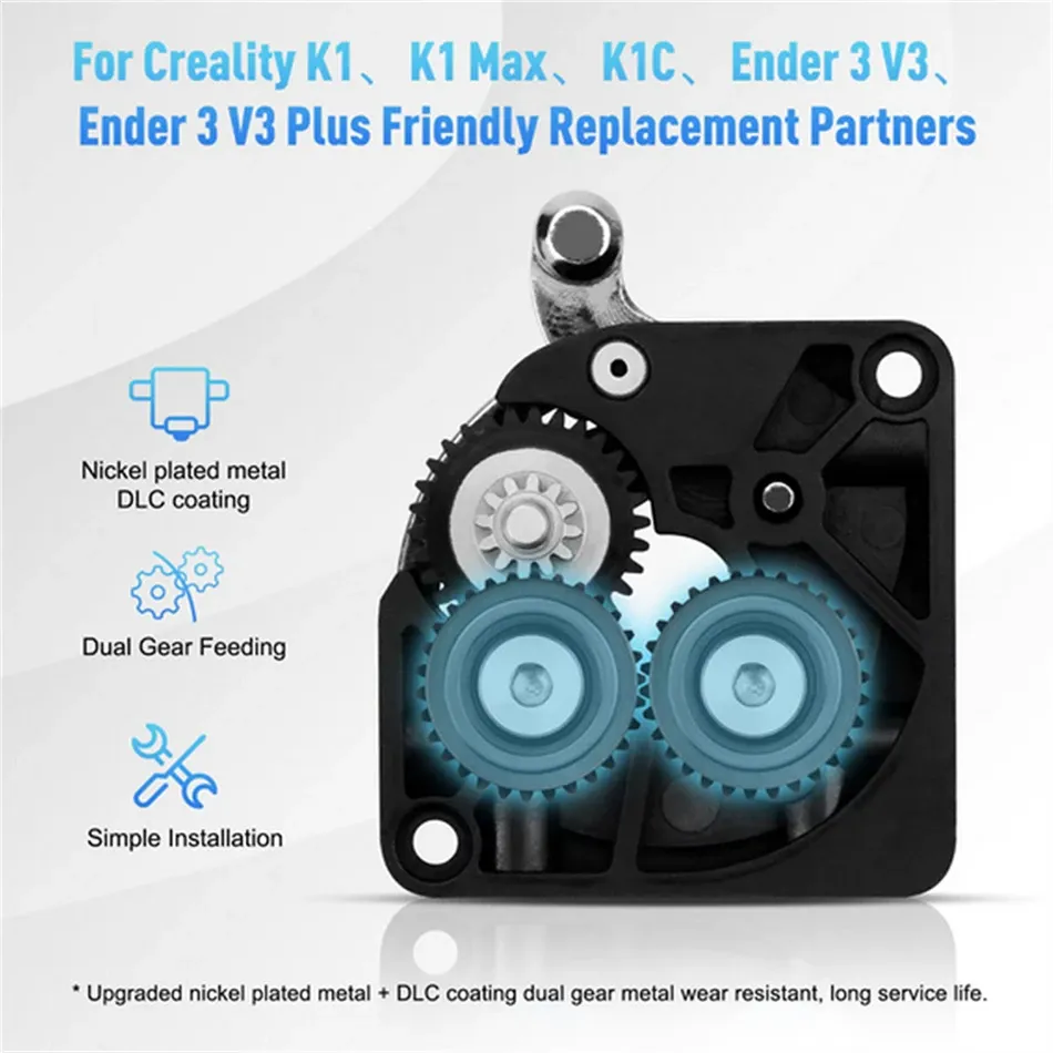 Extruder-Zahnradsatz K-Serie DLC-beschichtet für Creality K1