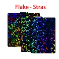 Federstahl Platte für Bambu Lab doppelseitig glatt strukturiert – Farbe Flake-Stars