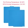Federstahl Platte für Bambu Lab doppelseitig glatt strukturiert – Farbe Blue Cold plate