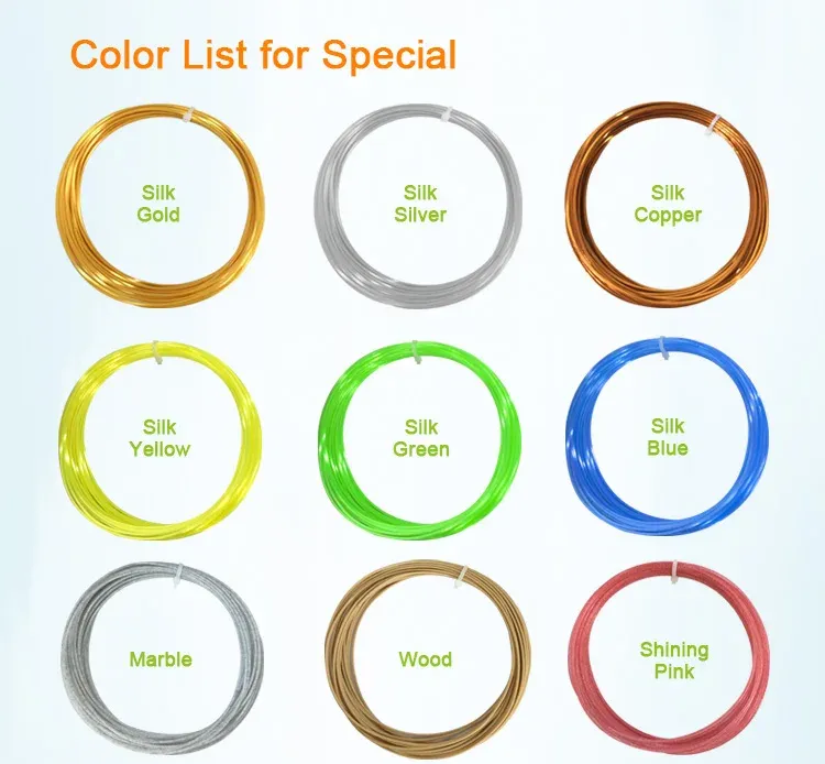 Filament 100 g PVA PLA Nylon ASA PC TPU Seide