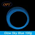 Filament 100 g PVA PLA Nylon ASA PC TPU Seide – Farbe Glow Sky Blue 100g