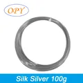 Filament 100 g PVA PLA Nylon ASA PC TPU Seide – Farbe Silk Silver 100g