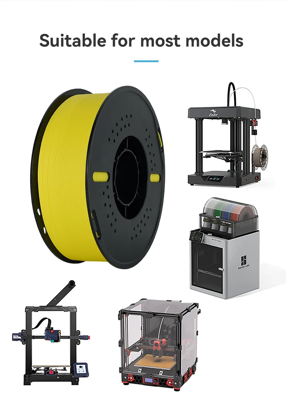 Filament ABS 5 kg hohe Festigkeit und Zähigkeit
