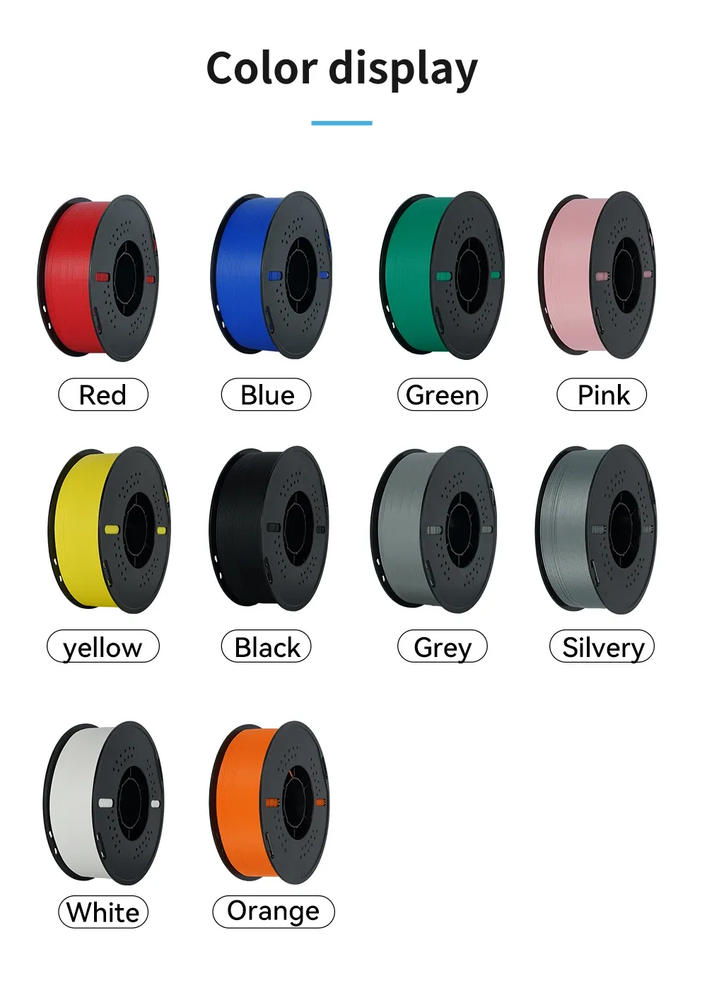 Filament ABS 5 kg hohe Festigkeit und Zähigkeit