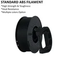 Filament ABS 5kg hohe Festigkeit Zähigkeit Schwarz Weiß – 3