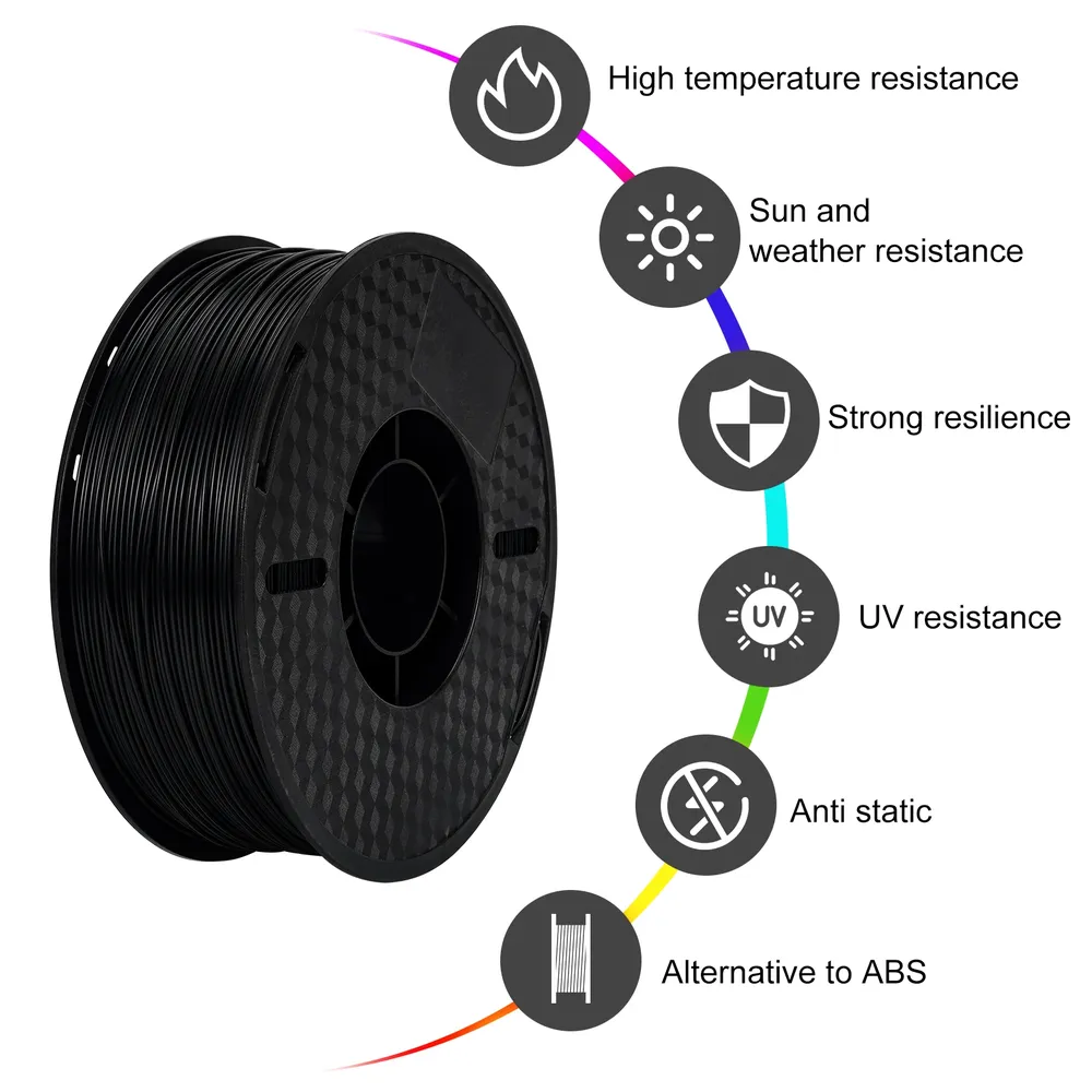 Filament ASA 1 kg UV/Regen/hitzebeständig für 3D-Drucker