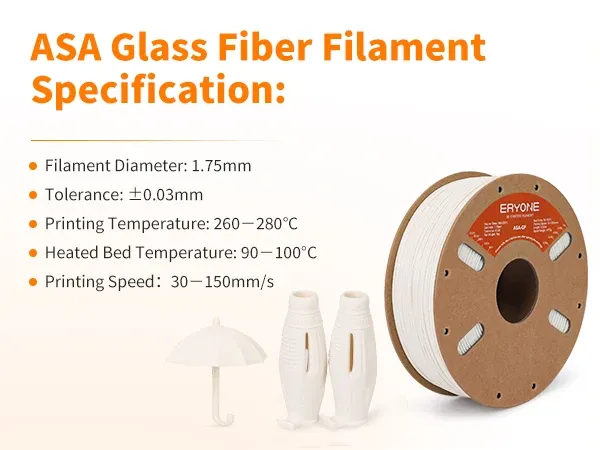 Filament ASA GF 1,75 mm UV/witterungsbeständig