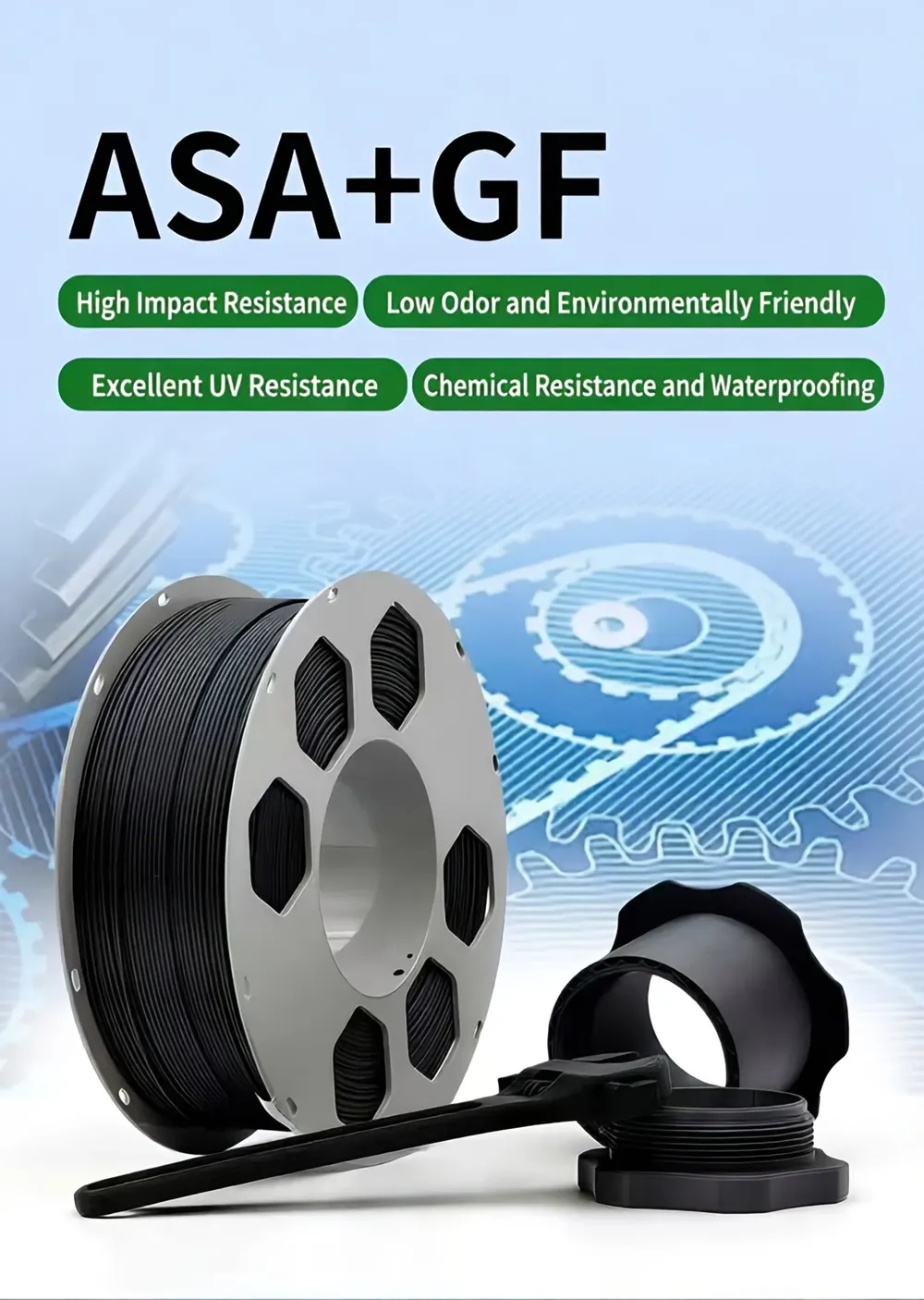 Filament ASA GF 1 kg Glasfaser verstärkt hochtemperaturbeständig