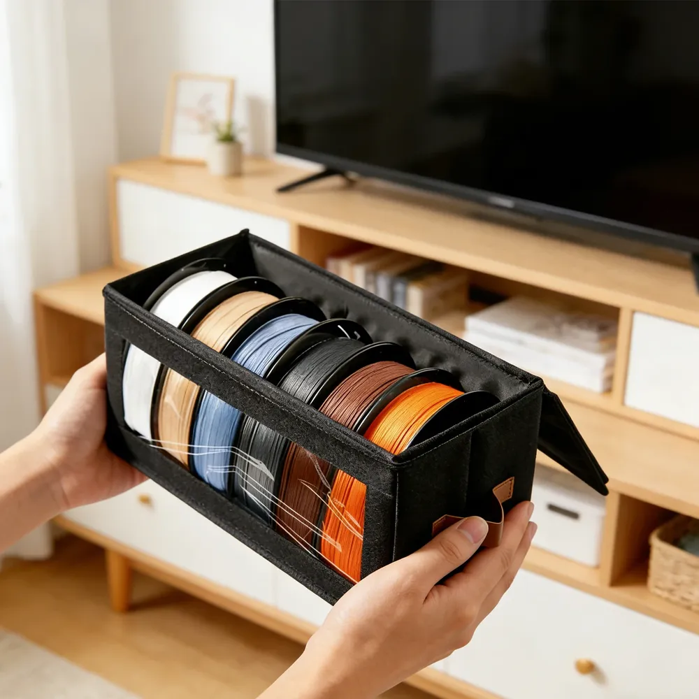 Filament-Aufbewahrungsbehälter für 4 Spulen stapelbar