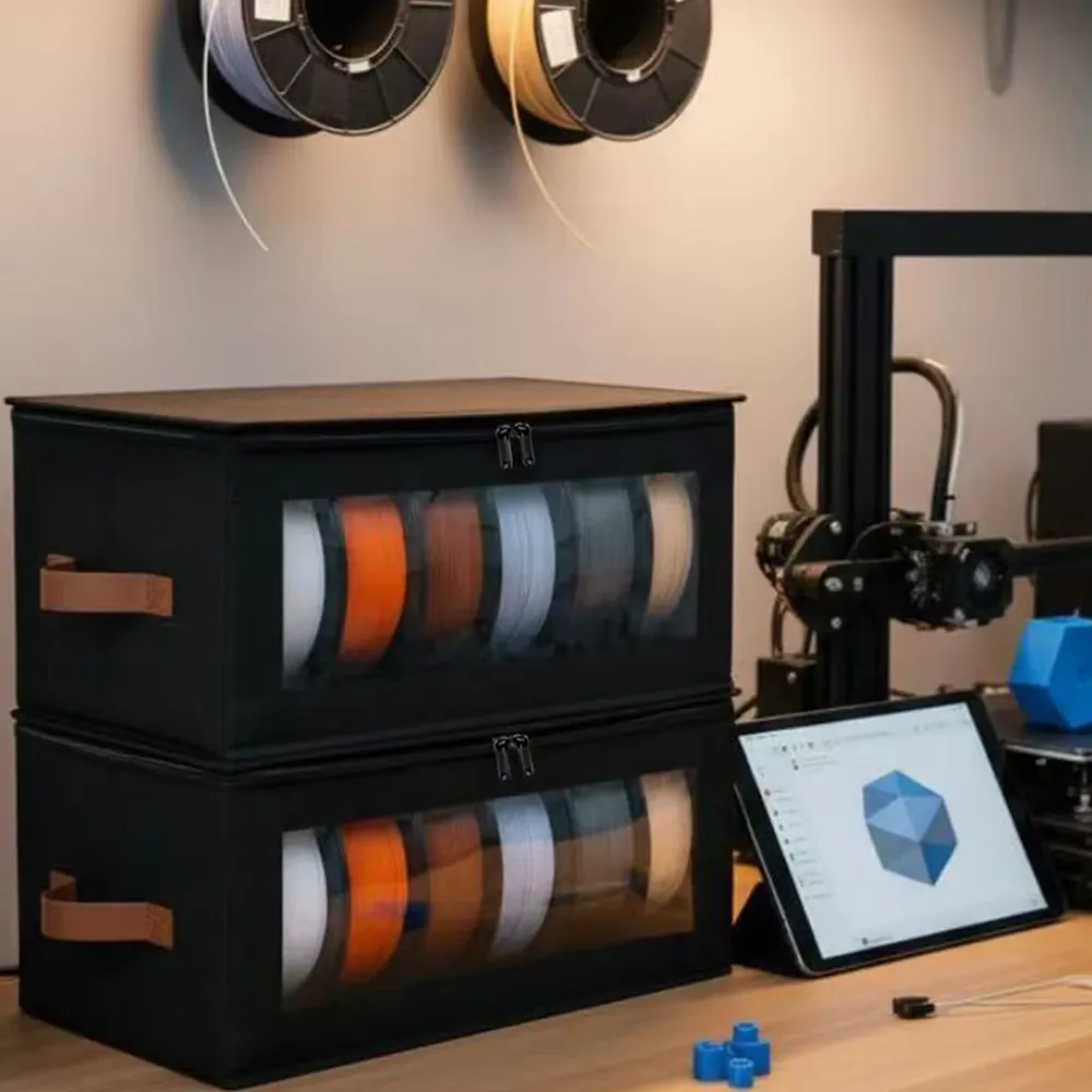 Filament-Aufbewahrungsbehälter für 4 Spulen stapelbar