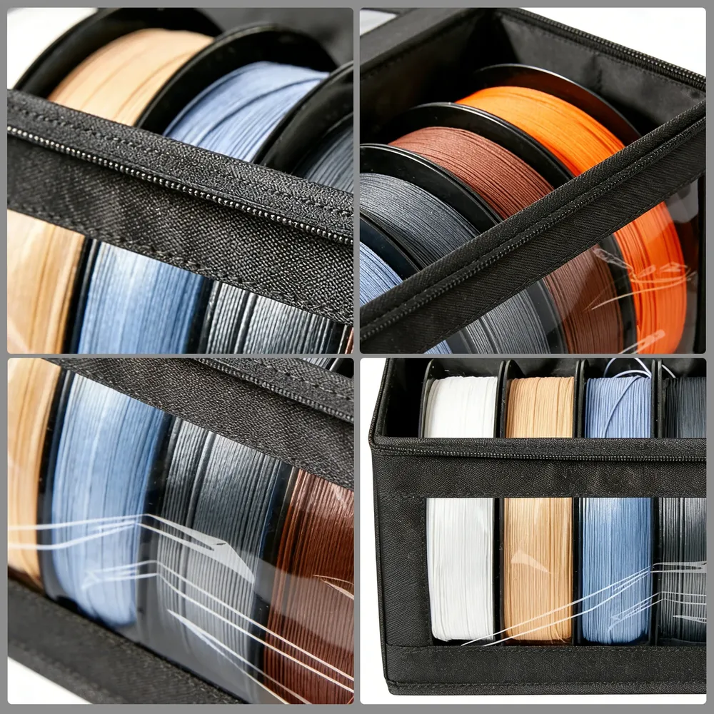 Filament-Aufbewahrungsbehälter für 4 Spulen stapelbar