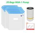 Filament-Aufbewahrungsbeutel Vakuum 5 bis 20 Stück – Farbe 20 Bags With 1 Pump
