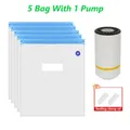 Filament-Aufbewahrungsbeutel Vakuum 5 bis 20 Stück – Farbe 5 Bags With 1 Pump