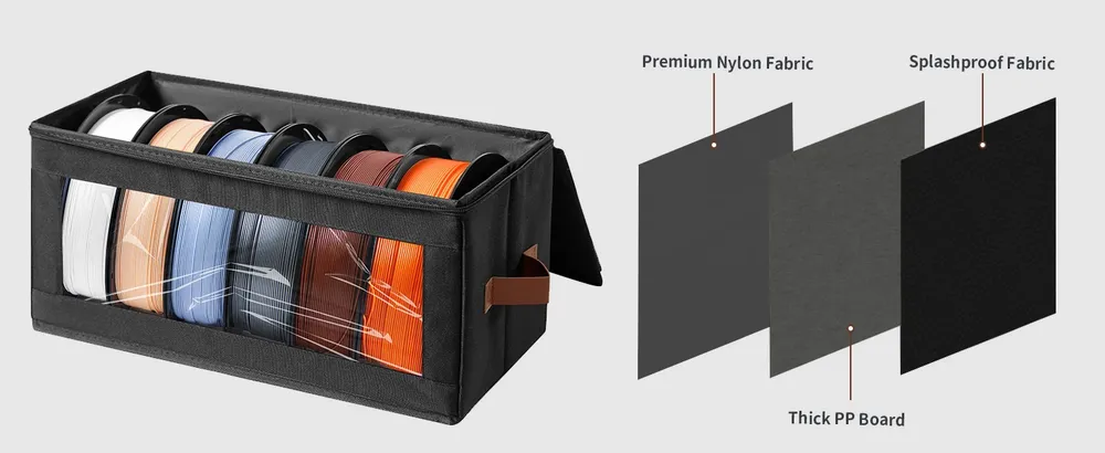 Filament-Aufbewahrungsbox für 24 Spulen 4 Stück