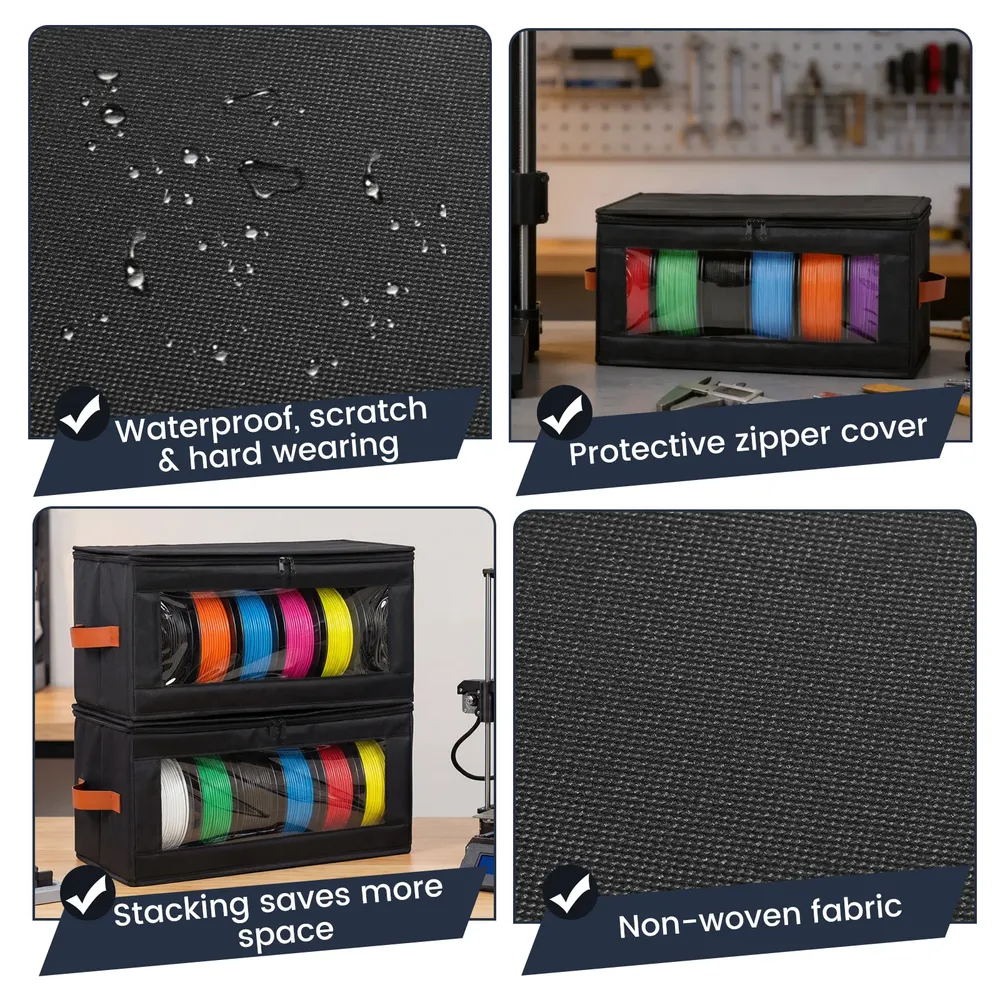 Filament-Aufbewahrungsbox für 24 Spulen 4 Stück