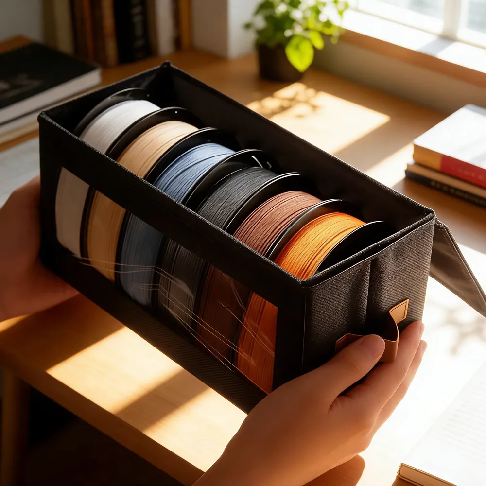 Filament-Aufbewahrungstasche für 4 Spulen staubdicht