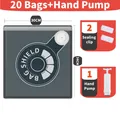 Filament-Aufbewahrungstasche Vakuum 5 bis 30 Stück – Farbe 20 Bags-Manual Pump