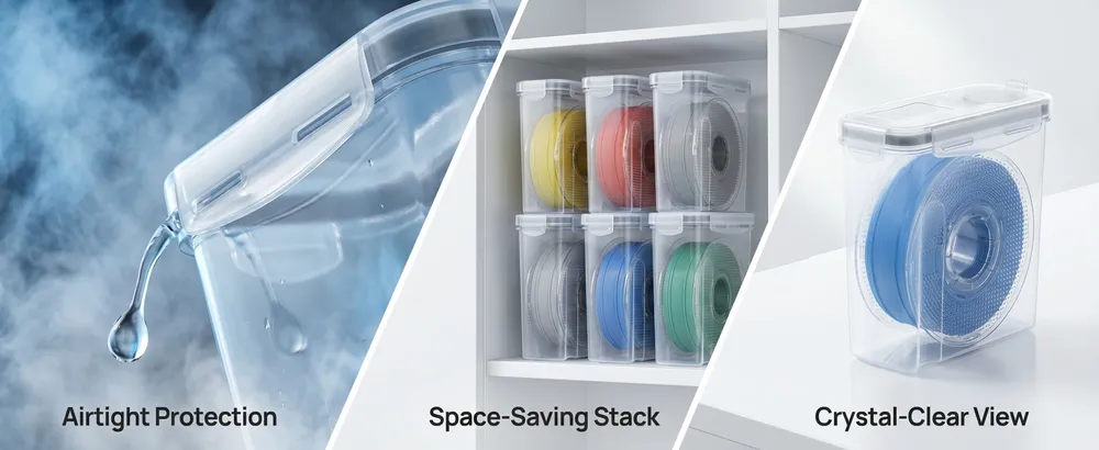 Filament Box Feuchtigkeitsdicht