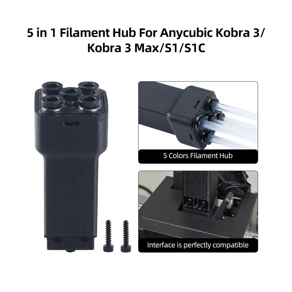 Filament-Hub für Anycubic 4 bis 16 Farben