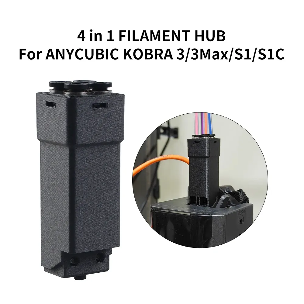 Filament-Hub für Anycubic 4 Farben