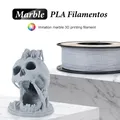 Filament Marmor PLA 1kg wie Marmor weißer Stein – 2