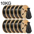 Filament PETG 1kg Standardqualität +/-0,03mm Toleranz – Color Black-10kg