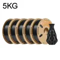 Filament PETG 1kg Standardqualität +/-0,03mm Toleranz – Color Black-5kg