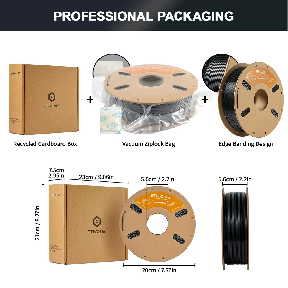 Filament PETG 1kg Standardqualität +/-0,03mm Toleranz