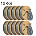 Filament PETG 1kg Standardqualität +/-0,03mm Toleranz – Color Grey-10kg