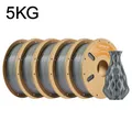 Filament PETG 1kg Standardqualität +/-0,03mm Toleranz – Color Grey-5kg