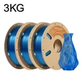 Filament PETG 1kg Standardqualität +/-0,03mm Toleranz – Color Trans Blue-3kg