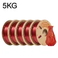 Filament PETG 1kg Standardqualität +/-0,03mm Toleranz – Color Trans Red-5kg