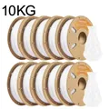 Filament PETG 1kg Standardqualität +/-0,03mm Toleranz – Color White-10kg