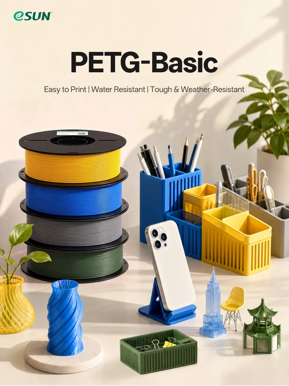 Filament PETG Basic 5kg Mischfarben wetterbeständig