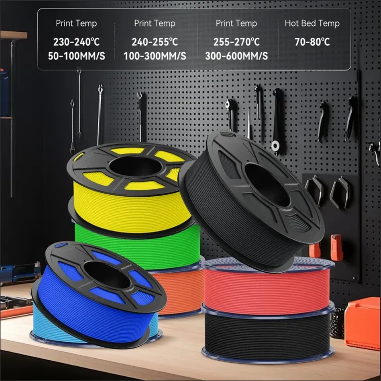 Filament PETG Hochgeschwindigkeit 5 Rollen DIY Geschenk
