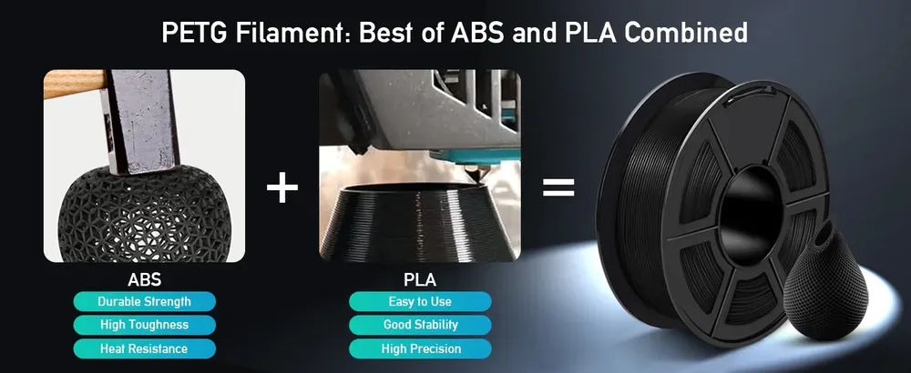 Filament PETG Klar 3,3kg hochfest blasenfrei