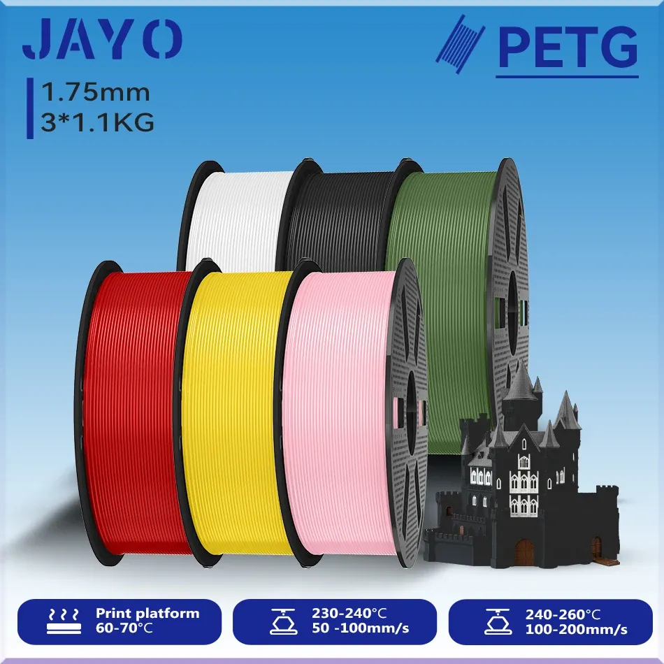 Filament PETG Klar 3,3kg hochfest blasenfrei