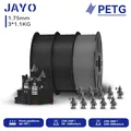 Filament PETG Klar 3,3kg hochfest blasenfrei – Farbe PETG-2BKGY