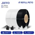 Filament PETG Klar 3,3kg hochfest blasenfrei – Farbe Refill PETG-2WTBK