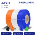 Filament PETG Klar 3,3kg hochfest blasenfrei – Farbe Refill PETG-ORWTBL