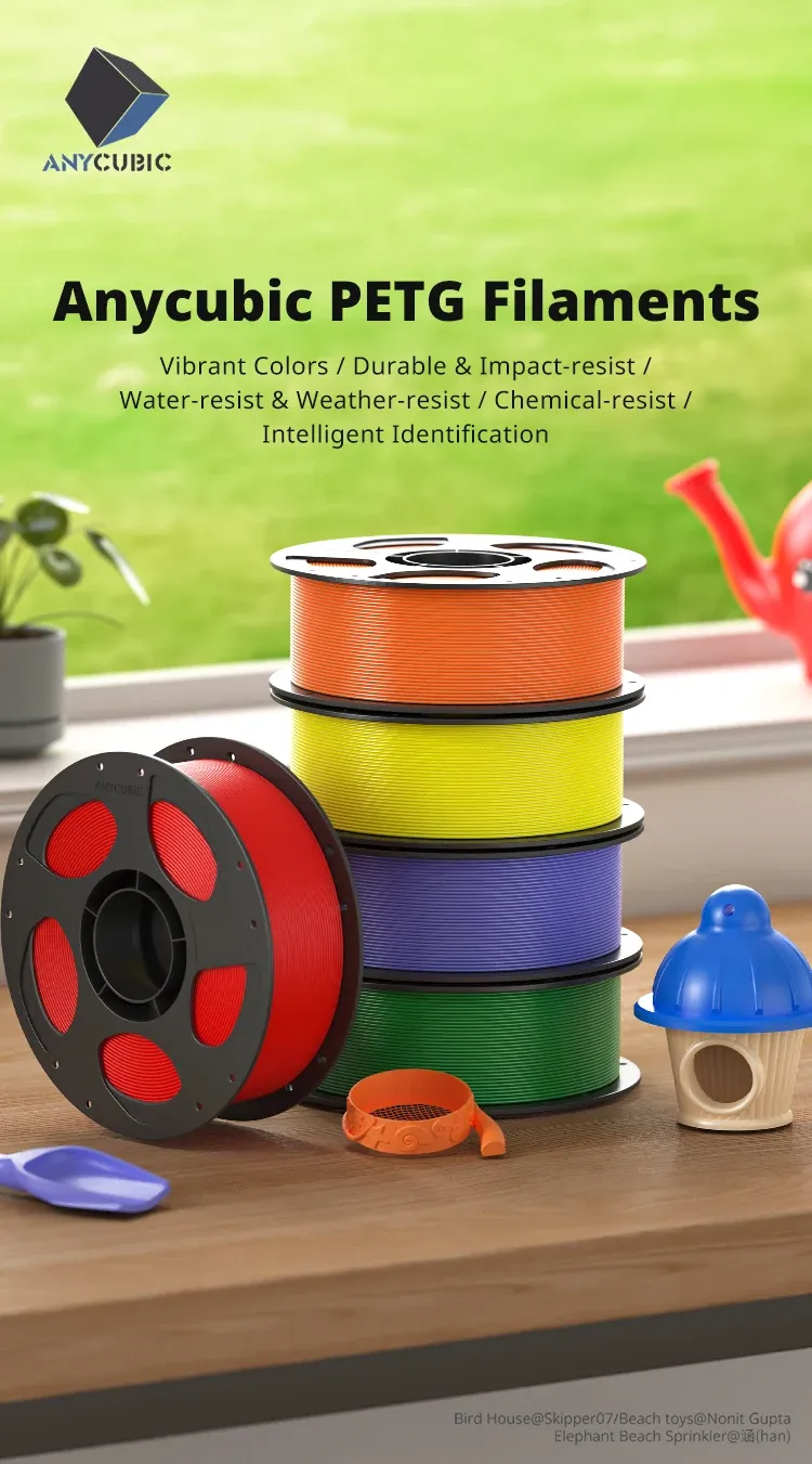 Filament PETG PLA 5kg Mehrfarbig Kunststoff