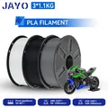 Filament PLA 3,3 kg ungiftig und blasenfrei – Farbe BK-WT-GY