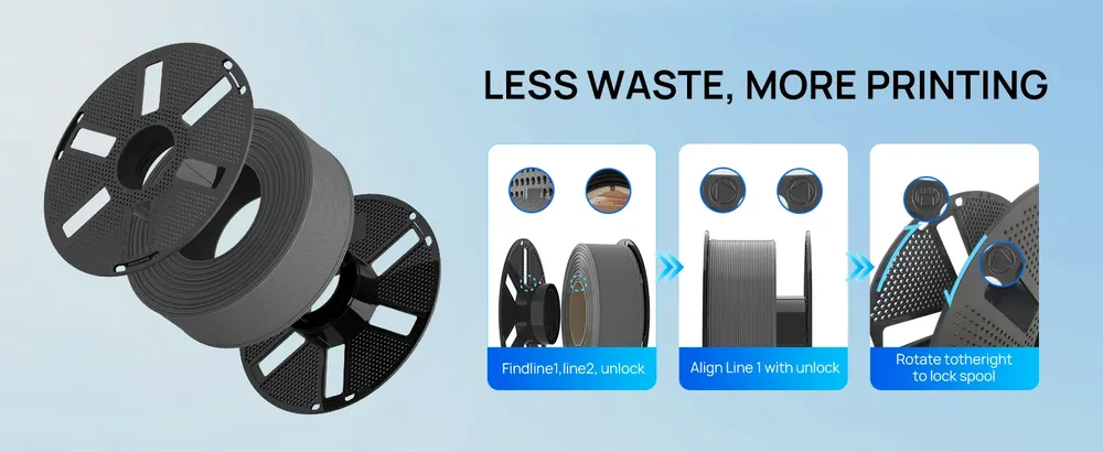 Filament PLA 3,3 kg ungiftig und blasenfrei