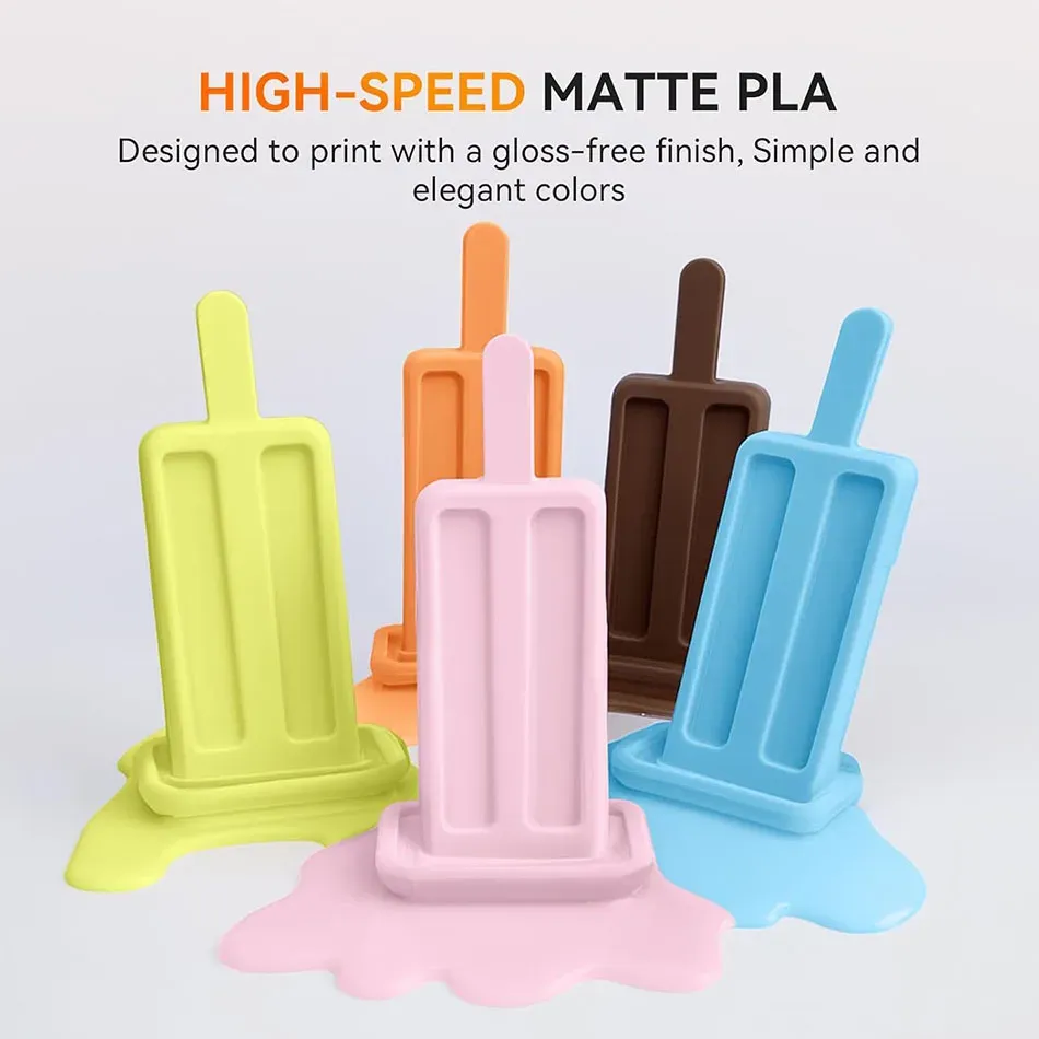 Filament PLA Matt Hochgeschwindigkeit 5 Rollen matter Effekt